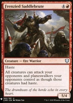 Frenzied Saddlebrute - Mystery Booster 2: Reprints from Across Magic's History (Uncommon)