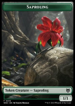 Saproling Token (G 1/1) // Ape Token (G 3/3)