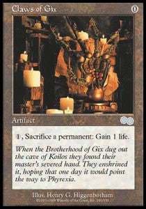Claws of Gix - Urza's Saga (Uncommon) [USG-290]