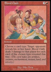 Blood Oath - Mercadian Masques (Rare) [MMQ-177]