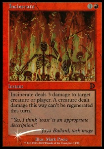 Incinerate (V.1) - Deckmasters (Common) [DKM-17]