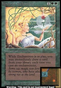 Verduran Enchantress - International Edition (Rare)
