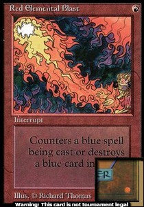 Red Elemental Blast - International Edition (Common)