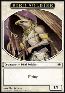 Bird Soldier Token (White 1/1)