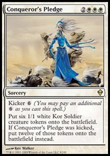 Conqueror's Pledge - Zendikar (Rare) [ZEN-8]