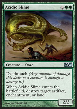 Acidic Slime - Magic 2011 (Uncommon) [M11-161]