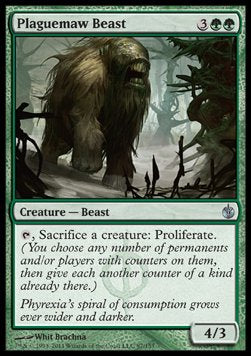 Plaguemaw Beast - Mirrodin Besieged (Uncommon) [MBS-87]