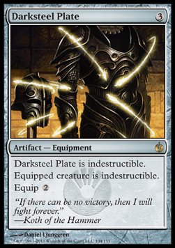 Darksteel Plate - Mirrodin Besieged (Rare) [MBS-104]