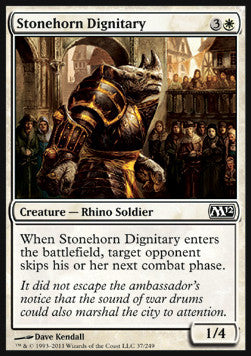 Stonehorn Dignitary - Magic 2012 (Common) [M12-37]