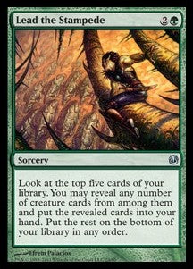 Lead the Stampede - Duel Decks: Ajani vs. Nicol Bolas (Uncommon) [DDH-24]