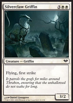 Silverclaw Griffin - Dark Ascension (Common) [DKA-21]