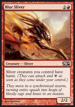 Blur Sliver - Magic 2014 (Common) [M14-129]