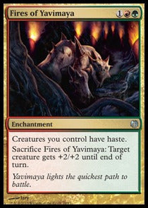 Fires of Yavimaya - Duel Decks: Heroes vs. Monsters (Uncommon) [DDL-70]