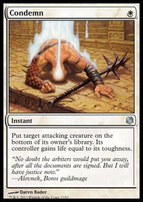 Condemn - Duel Decks: Heroes vs. Monsters (Uncommon) [DDL-17]