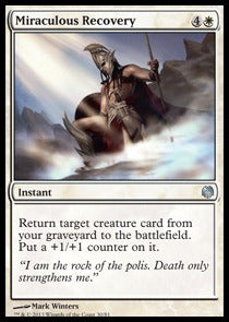 Miraculous Recovery - Duel Decks: Heroes vs. Monsters (Uncommon) [DDL-30]