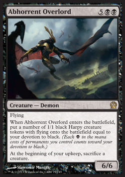 Abhorrent Overlord - Theros (Rare) [THS-75]