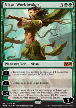 Nissa, Worldwaker - Magic 2015 (Mythic) [M15-187]