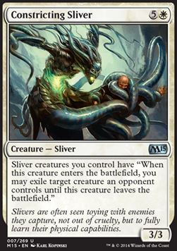 Constricting Sliver - Magic 2015 (Uncommon) [M15-7]