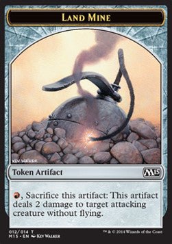 Land Mine Token (Artifact) - Magic 2015 (Token) [M15-T12]