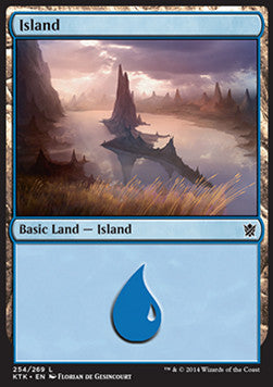 Island (V.1) - Khans of Tarkir (Land) [KTK-254]