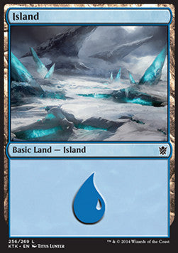 Island (V.3) - Khans of Tarkir (Land) [KTK-256]