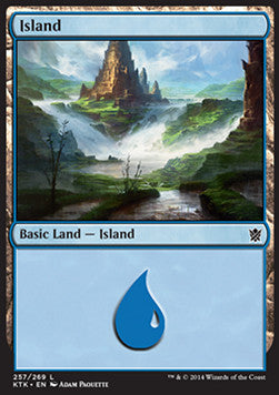 Island (V.4) - Khans of Tarkir (Land) [KTK-257]