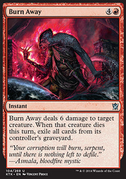 Burn Away - Khans of Tarkir (Uncommon) [KTK-104]