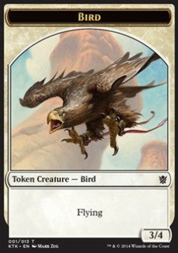 Bird Token (White 3/4) - Khans of Tarkir (Token) [KTK-T1]