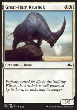 Great-Horn Krushok - Fate Reforged (Common) [FRF-13]