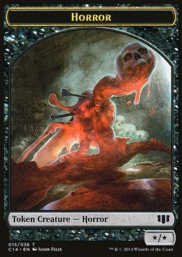 Horror Token (B */*) / Zombie Token (B 2/2) - Commander 2014 (Token) [C14-T 15/16]