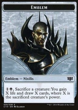 Ob Nixilis of the Black Oath Emblem / Zombie Token (B 2/2) - Commander 2014 (Token) [C14-T 35/16]