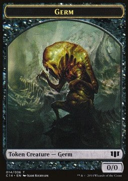 Germ Token (B 0/0) / Stoneforged Blade Token - Commander 2014 (Token) [C14-T 14/30]