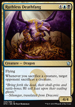 Ruthless Deathfang - Dragons of Tarkir (Uncommon) [DTK-229]
