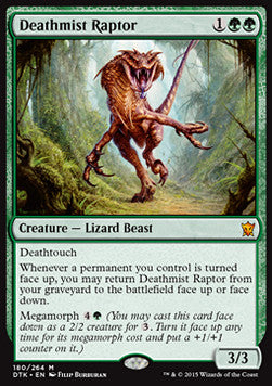 Deathmist Raptor - Dragons of Tarkir (Mythic) [DTK-180]