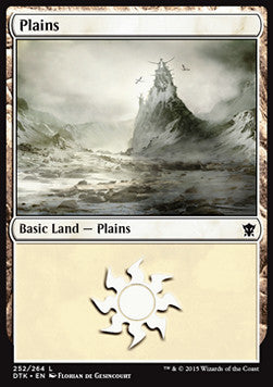 Plains (V.3) - Dragons of Tarkir (Land) [DTK-252]
