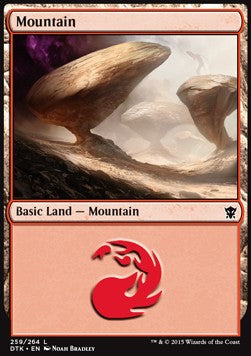 Mountain (V.1) - Dragons of Tarkir (Land) [DTK-259]