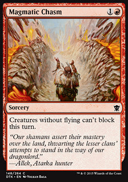 Magmatic Chasm - Dragons of Tarkir (Common) [DTK-148]