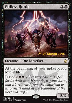 Pitiless Horde - Dragons of Tarkir: Promos (Rare) [PDTK-112]