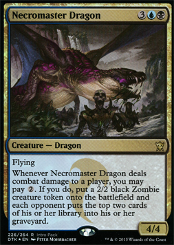 Necromaster Dragon (V.2) - Dragons of Tarkir: Promos (Rare) [PDTK-226]