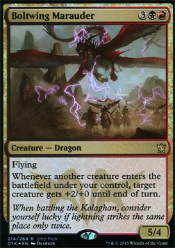 Boltwing Marauder (V.2) - Dragons of Tarkir: Promos (Rare) [PDTK-214]