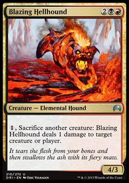 Blazing Hellhound - Magic Origins (Uncommon) [ORI-210]