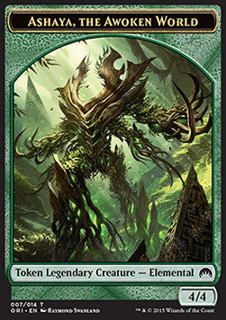 Ashaya, the Awoken World Token - Magic Origins (Token) [ORI-T07]
