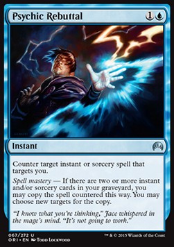Psychic Rebuttal - Magic Origins (Uncommon) [ORI-67]