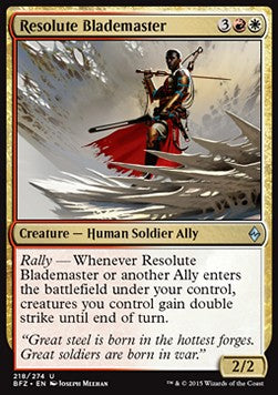 Resolute Blademaster - Battle for Zendikar (Uncommon) [BFZ-218]