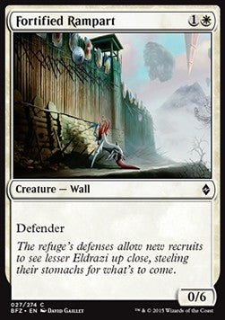 Fortified Rampart - Battle for Zendikar (Common) [BFZ-27]