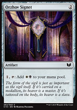 Orzhov Signet - Commander 2015 (Common) [C15-262]