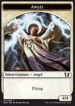 Angel Token (White 4/4) - Duel Decks: Blessed vs. Cursed (Token) [DDQ-77]