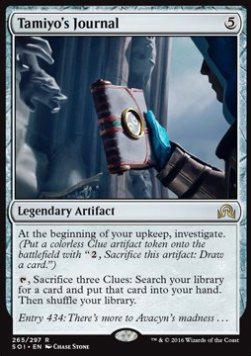 Tamiyo's Journal - Shadows over Innistrad (Rare) [SOI-265]