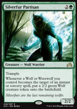 Silverfur Partisan - Shadows over Innistrad (Rare) [SOI-228]