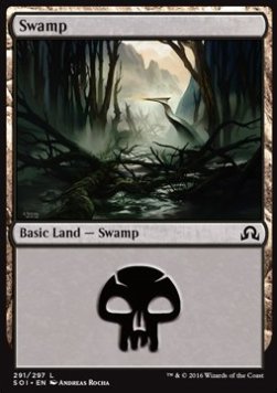 Swamp (V.3) - Shadows over Innistrad (Land) [SOI-291]